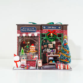 DIY手作圣诞小屋心意商店玩具-纪念日百货门店同款167193641