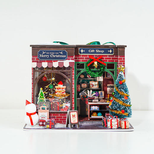 DIY手作圣诞小屋心意商店玩具-纪念日百货门店同款167193641 商品图0
