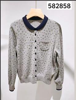 582858印花羊毛开衫 商品图0