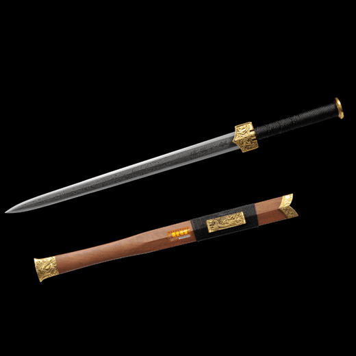 【龙泉宝剑厂】龙泉七星双刀套装 / 20寸龙泉七星汉剑 未开刃 商品图10