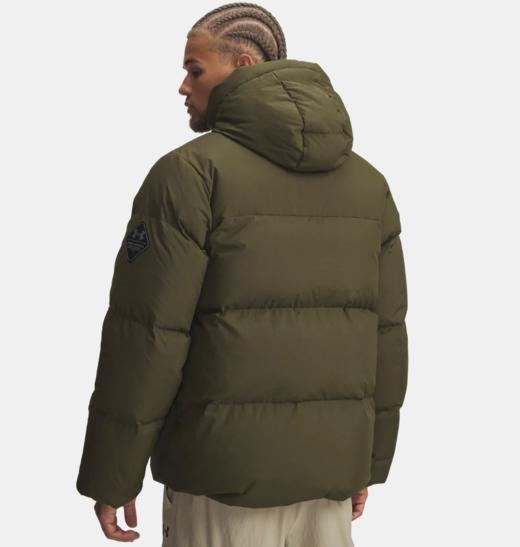 安德玛男子UA Limitless热冬系列700蓬短款鸭绒羽绒夹克1384641-308 商品图1