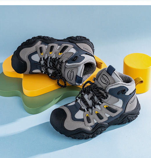 🌈新品首发【英氏YeeHo0童鞋冬季加绒保暖高帮潮流运动鞋YHFEL2542306】这款英氏的高帮运动鞋真的太酷啦！！ 商品图5