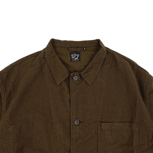 orslow COTTON LINEN MOLESKIN 日本制棉麻混纺复古工装夹克外套 商品图1