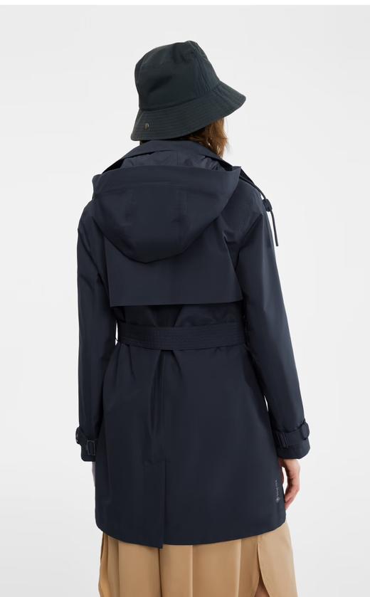 【春上新】【9.5折】2楼AIGLE艾高风衣冲锋衣2024年春夏新款GORE-TEX防风防雨透汽外套女吊牌价4200现价3990 商品图5