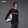 COURTMAN野球帝速干吸湿运动拼接长袖国潮宽松户外休闲情侣装T恤 商品缩略图2