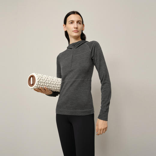 【商场同款】麦檬轻盈柔软修身套头瑜伽上衣5FA101521U 商品图0