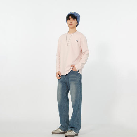 简约logo刺绣磨毛字母T恤-纪念日百货门店同款166893831 商品图2