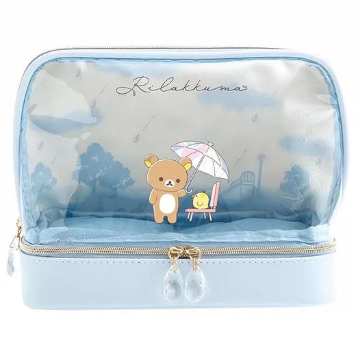 日本SAN-X轻松小熊雨过天晴系列收纳包 商品图1