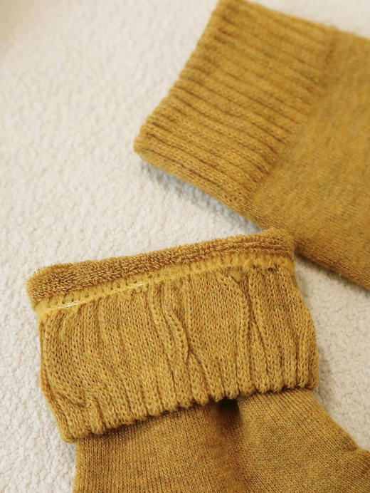 【降温福利】太卷了吧😂10双💰29.9元❗【禾舒棉男女款纯色毛圈袜】❗可抗冻零下-20℃！💖比踩棉花还舒服，超厚实保暖，1双抵2双！ 商品图6