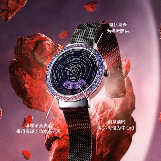 SAGA世家手表女款天问防水品牌正品石英腕表时尚个性高级感腕表 商品图2