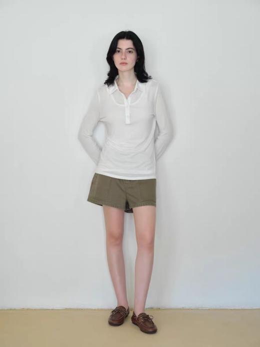 Evistub girls/E-5XCX933/莱赛尔羊毛POLO长袖女秋 商品图2