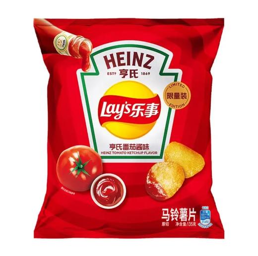 乐事马铃薯片亨氏番茄酱味135g 商品图0