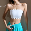 跃牌【菲芬之想】系列 花边抹胸背心防滑带胸垫防震瑜伽文胸上衣裸感健身服8804 商品缩略图2