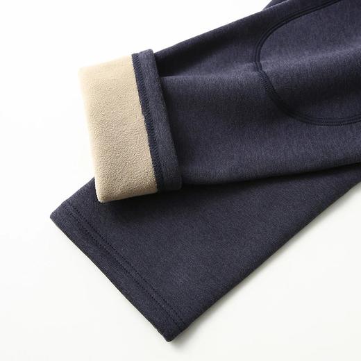 【内里羊毛+蚕丝 黑科技纤维锁温 云朵触感】耐尔加绒加厚高弹不臃肿抗寒保暖裤（W4100） 商品图9