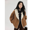 HeyDress翻领加厚仿羊羔毛皮草上衣 商品缩略图2