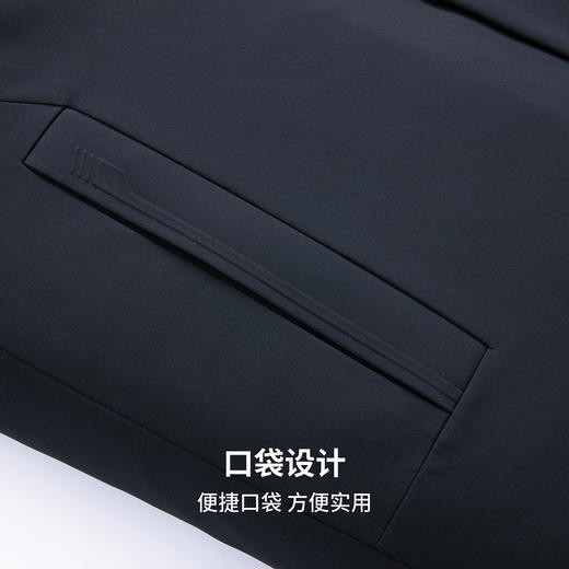【水貉毛领&兔毛皮内胆】圣得西2025冬季新款男士保暖修身派克服 商品图9