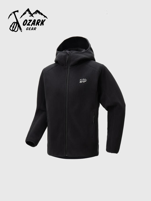 OZARK奥索卡男款连帽抓绒开衫夹克OAGMT540605 商品图0