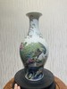珐琅彩孔雀牡丹橄榄瓶 商品缩略图0