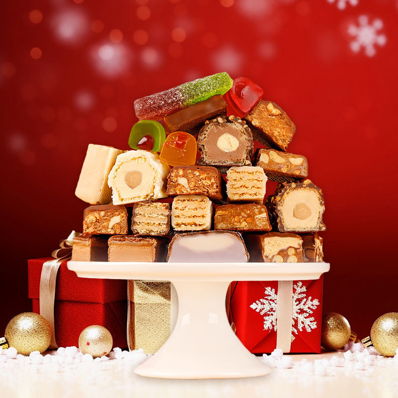 【俄式风味❗️巧克力混合糖果】多种美味一袋尝遍，每一口都是甜蜜盲盒，浓郁好吃不踩雷，混合紫皮糖果混装圣诞礼包喜糖年货零食L