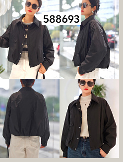 588693衬衫领羽绒服