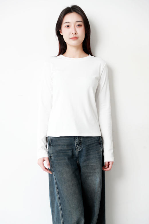 基本款打底衫，显瘦且好看。可以焊在身上瑜伽训练长袖女C111258 商品图14