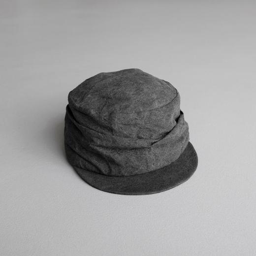 Kreuzzz 烟灰色和纸亚麻Sage报童帽 商品图13