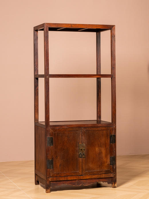 清早期 黄花梨双层亮格书架 商品图0