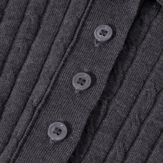 【5天左右发货】Grace&Glam MIU系风羊毛复古绞花假两件针织衫 商品图4