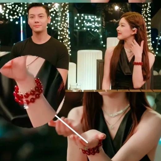 赵露思同款🔥【石榴石红玛瑙手串】超显白又很富贵感‼️叠戴做新中式穿搭超好看！🍒红玛瑙大气又红火，送礼自留都超合适～ 商品图4