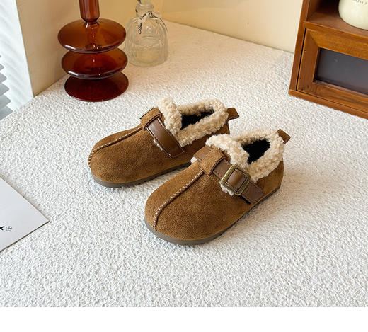 ❗️降温福利速抢🔥【AFJI儿童加绒保暖百搭魔术贴勃肯鞋A635】 ✅加绒加厚设计！保暖又好看 ✅勃肯设计，经典加上流行 商品图4