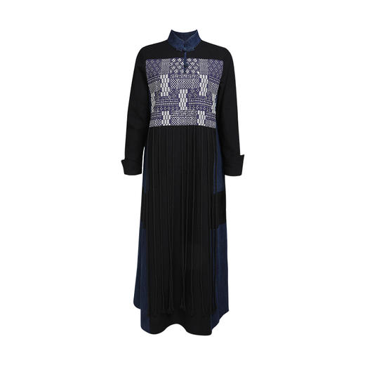 天路印花拼接礼服连衣裙 | 杨丽萍老师同款 | 经典款 商品图8