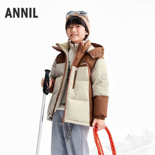 【实体店同款】男童短款羽绒服冬季新款安奈儿童装AB545363 商品图0