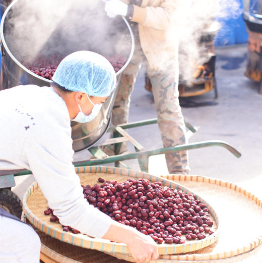 云南纯手工三蒸三晒新疆若羌小红枣  500g/瓶 商品图5