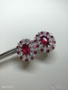 红宝石钻石耳钉，3.12ct/3.06ct【5061611】具体价格微信咨询 商品缩略图2