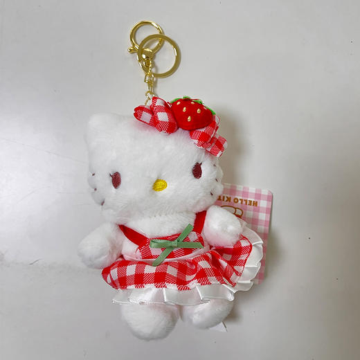 草莓波波KT挂件正版官方授权毛绒匙扣-纪念日百货门店同款167794041 商品图0