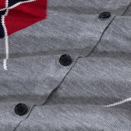 Grace&Glam 精纺羊毛舒柔减龄菱形开衫 商品图4