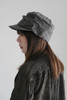 Kreuzzz 烟灰色和纸亚麻Sage报童帽 商品缩略图6