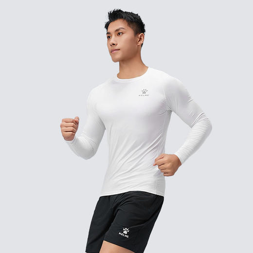 小李子正品KELME卡尔美薄款足球训练紧身衣成人男3891113000 商品图2