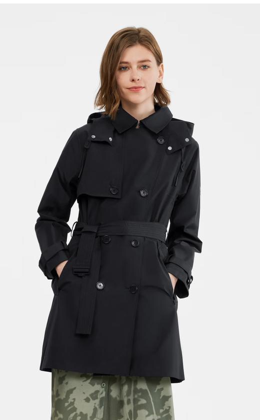 【春上新】【9.5折】2楼AIGLE艾高风衣冲锋衣2024年春夏新款GORE-TEX防风防雨透汽外套女吊牌价4200现价3990 商品图2