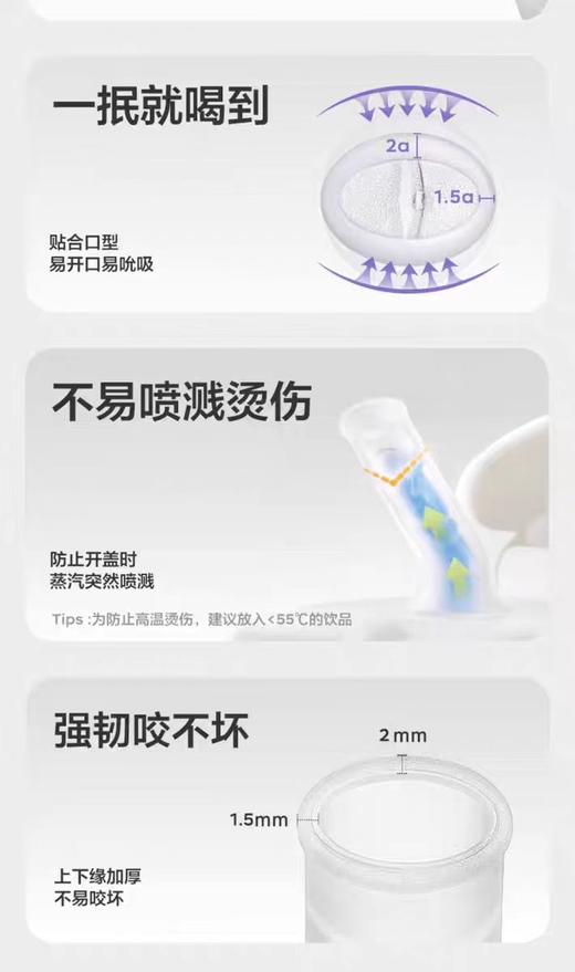 babycare猫头鹰保温杯300ml-450ml光电青/未来暮黄/BBC-16821/BBC-16838/BBC-16845/BBC-16852 商品图4