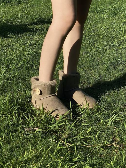 【栗色预售10天】起程隆丰出品木扣款女士雪地靴 LZ563M 商品图9