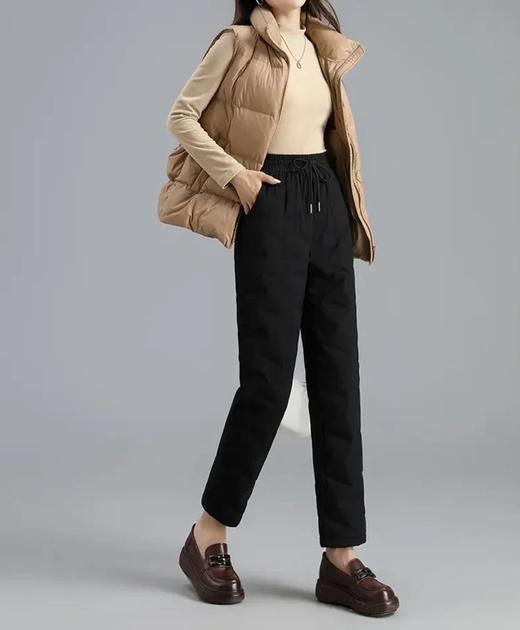 巨保暖【正品柯森依男女同款三层加厚羊羔绒防寒裤】束脚和平口2款可选~外层防风防水面料，里层超厚实羊羔绒，亲肤保暖锁温！中层夹棉蓄热，保暖不臃肿！-WD 商品图5