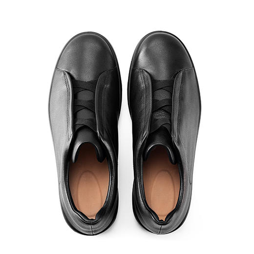 ³ 【辉哥同款杰*尼亚同款】男士休闲板鞋 无毛皮鞋 牛皮摔纹皮 SW4S144XM XN03-CRMM-BA 商品图8