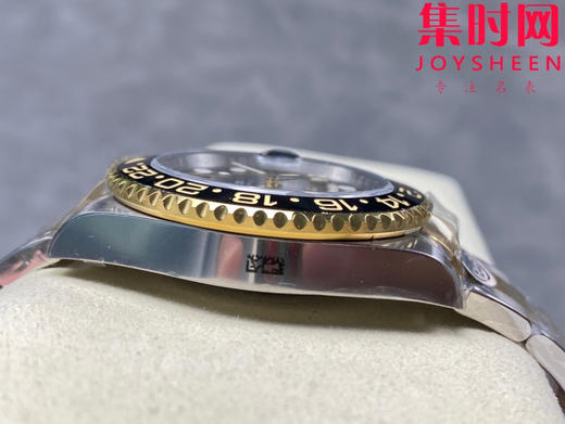 劳力士EWE格林尼治型系列 皮蛋圈 间金格林尼治GMT 3186机 五珠带 男士腕表 商品图5