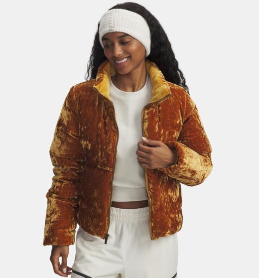 安德玛女子UA Limitless热冬系列700蓬天鹅绒短款鸭绒羽绒服6008820-822 商品图0