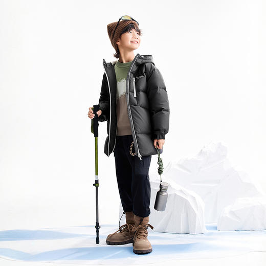 【实体店同款】男童全腰针织夹裤冬季新款安奈儿童装AB546174 商品图5