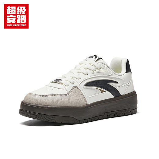 超级安踏月牙丨运动板鞋女鞋秋冬轻质舒弹科技减震休闲鞋子女122548007U 商品图2