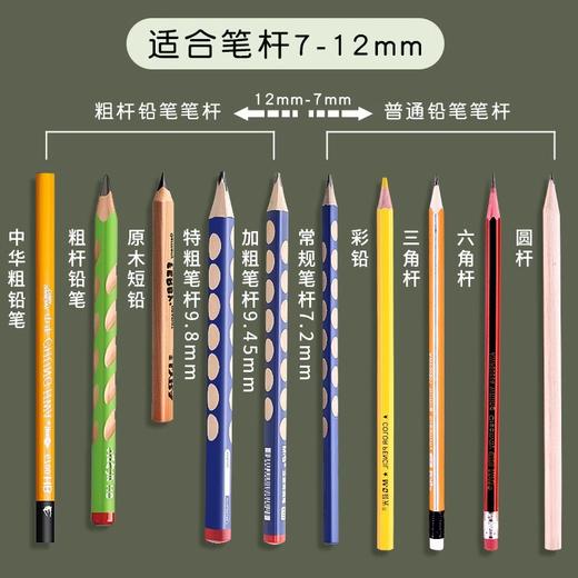 晨光自动进铅削笔机大孔径卷笔刀手摇式小学生专用铅笔刀多功能5挡可调（颜色随机） 商品图4
