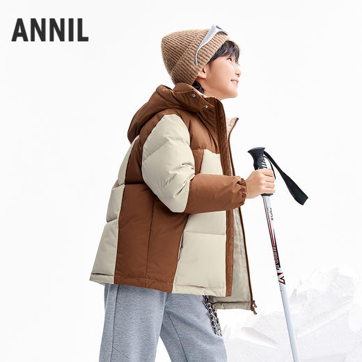 【实体店同款】男童短款羽绒服冬季新款安奈儿童装AB545363 商品图2