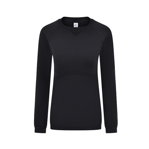 多威秋冬长袖耐磨高弹女士上衣吸湿速干圆领衫2352170 商品图7